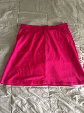 Talbots Hot Pink A-Line Skirt